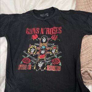 Princess Polly Black Guns N' Roses Graphic Tee